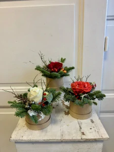 Flower box - zimní růže