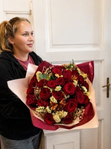 Královská kytice 25 růží