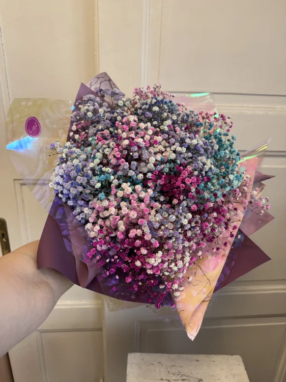 Pastelová gypsophila – Luxus