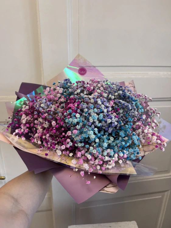Pastelová gypsophila – Luxus